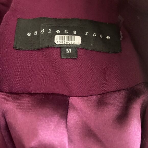 Endless Rose Single Breasted Blazer Size Medium - Picture 9 of 9